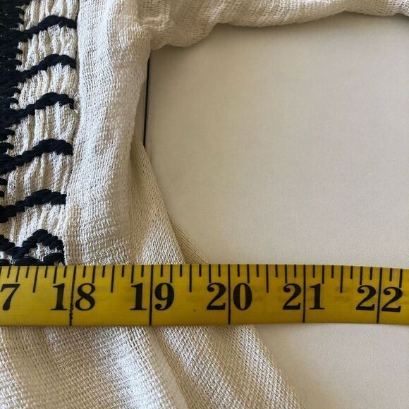 Ralph Lauren Blue Label Embroidered Peasant Top Size XS Boho, Cottagecore - Picture 10 of 12